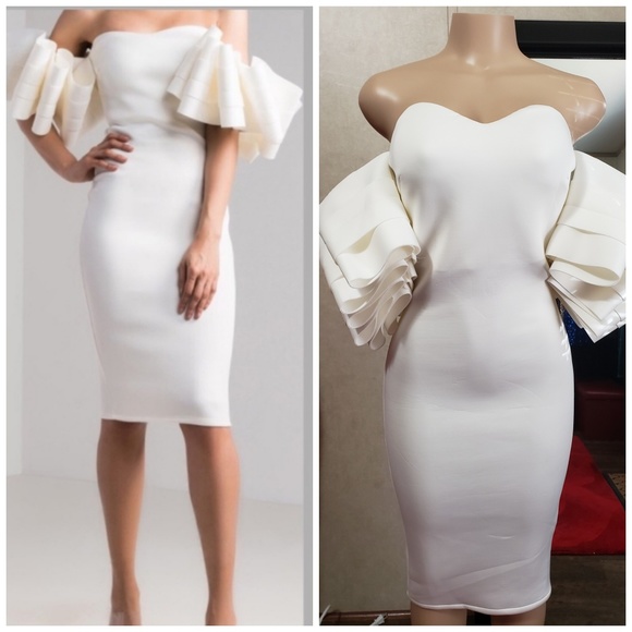 white scuba Dress 🚨 this its ready sold !!! - Picture 3 of 3